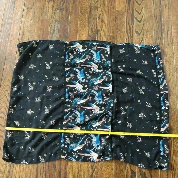 American Eagle Vintage Infinity Scarf w/ Peacock Design - Picture 6 of 10